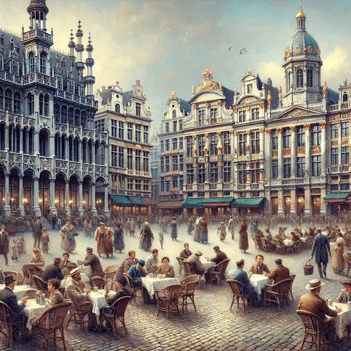 The Grand Place of Brussels.