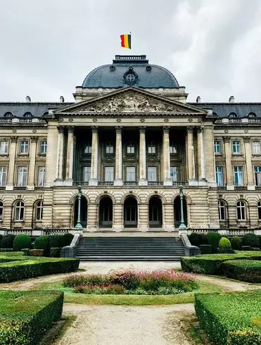 The Royal Palace of Brussels.