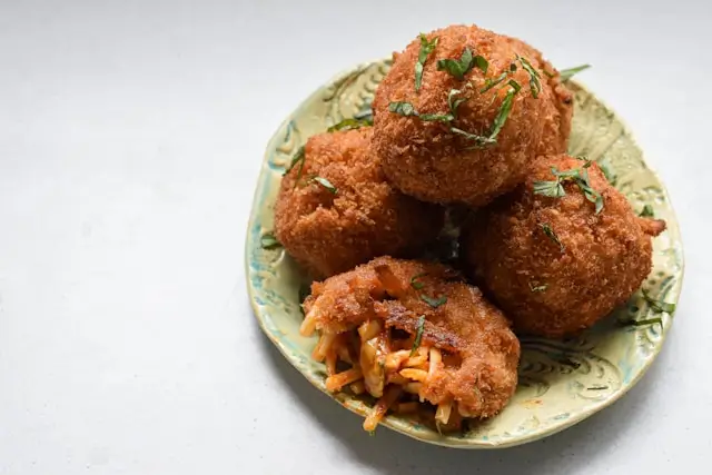 You have to try Arancini at least once in your life.