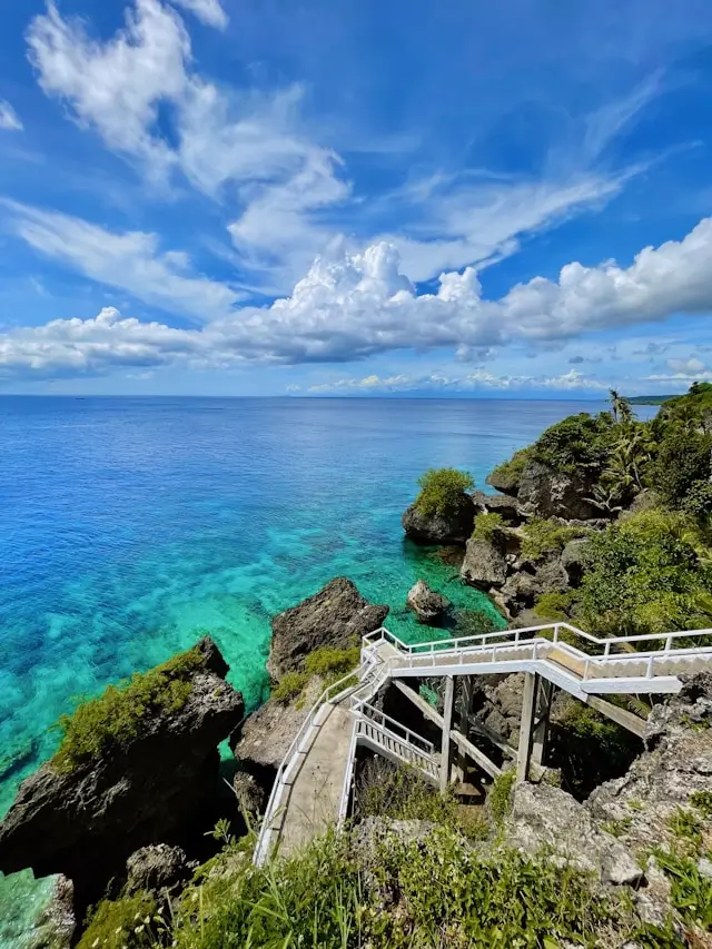 Ocean view from a hilltop on the island of Siquijor.