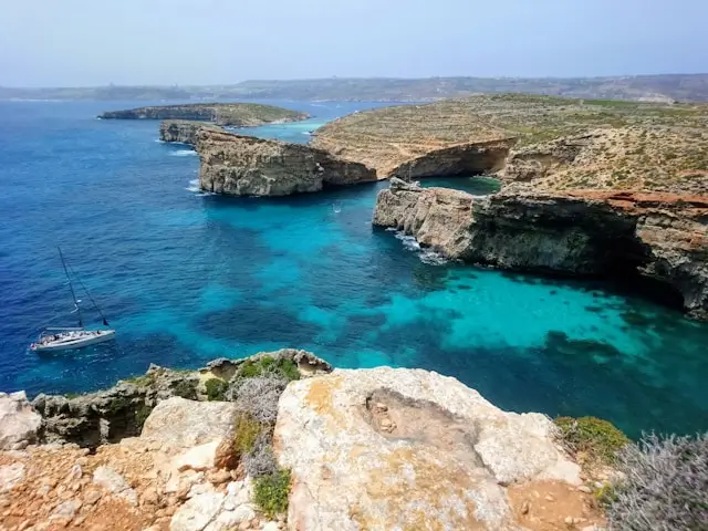 Blue Lagoon on the island of Comino.