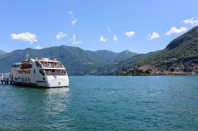 Ferries on the famous Lake Como.