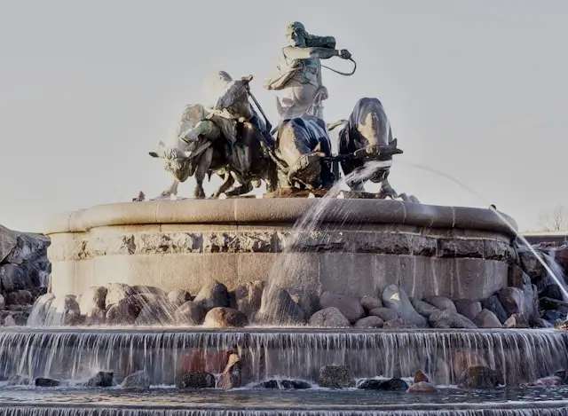 The Gefion fountain, essential to see during your 3 days in Copenhagen.