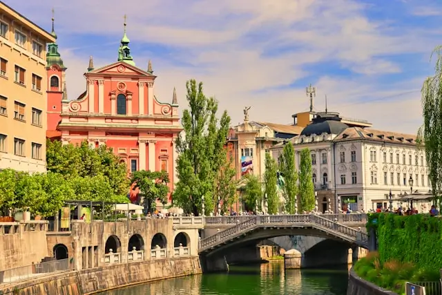 Breathtaking view of Ljubljana