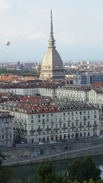 First view of the incredible city of Turin.