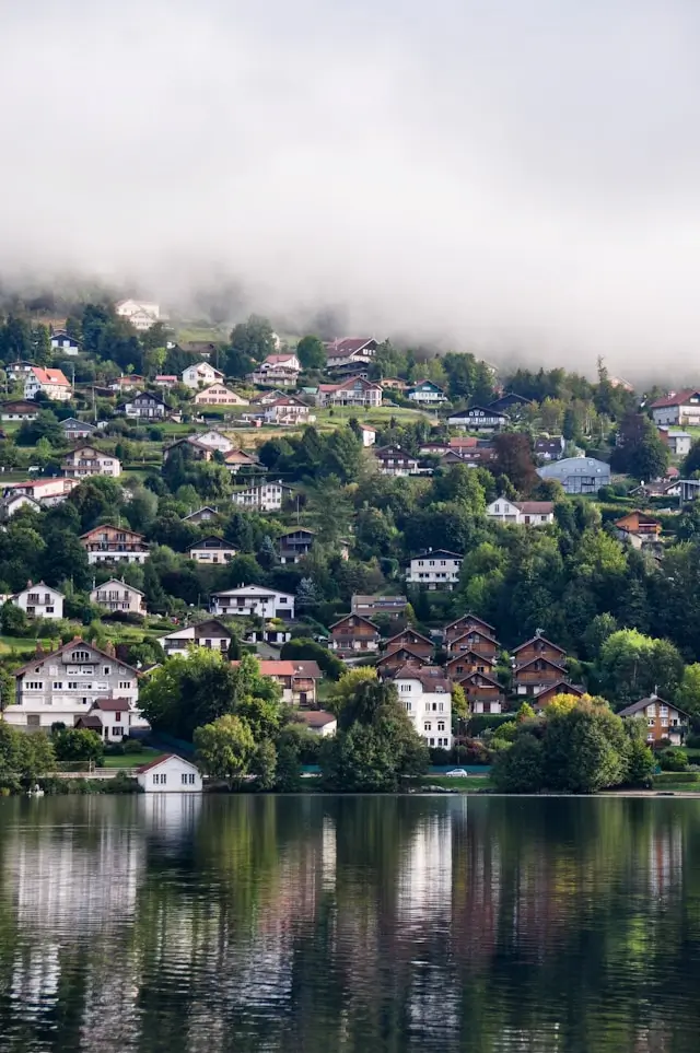 Lake Gérardmer is not just about the lake. I mean, look at that view.