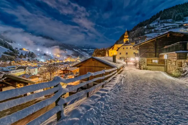 Salzburg in winter