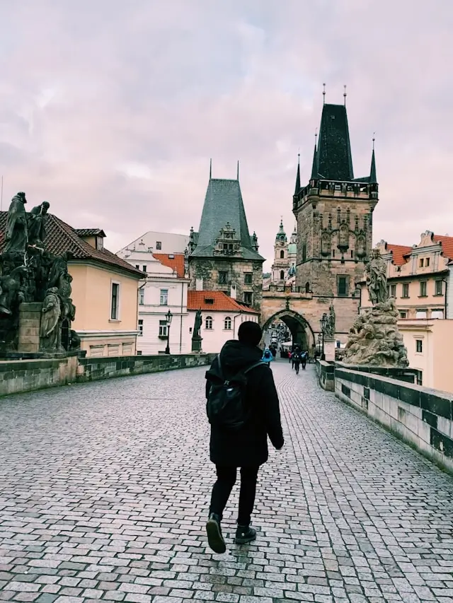 Quieter atmosphere in Prague during winter