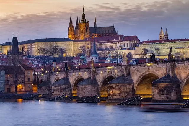 Prague Castle and Charles Bridge