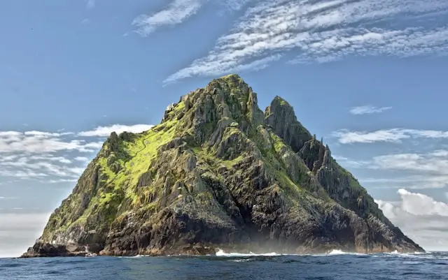 Skellig Michael, also used for filming some of the Star Wars movies.