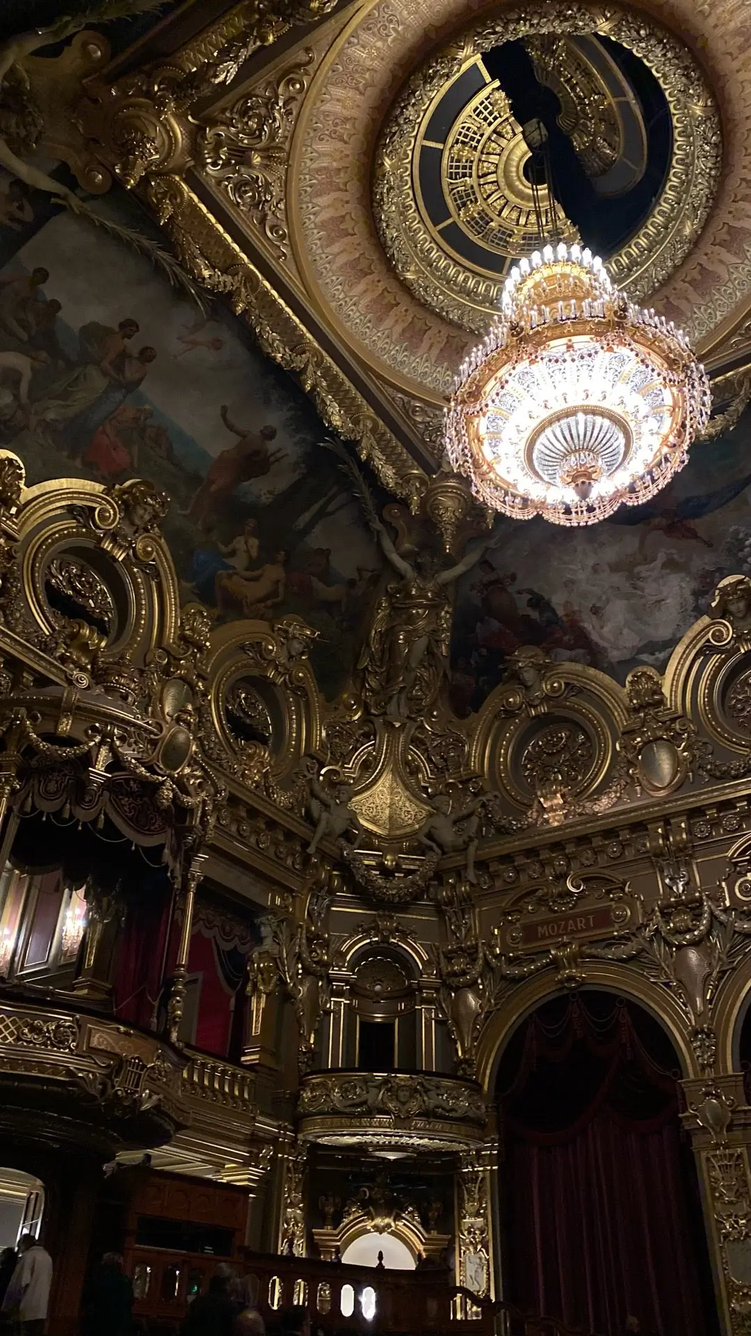 There are no words to describe the majestic interior of the Opera de Monte-Carlo.