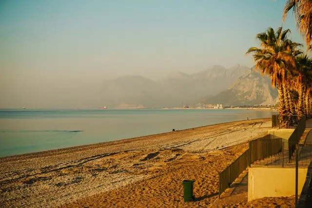 Breathtaking view of Konyaaltı beach.