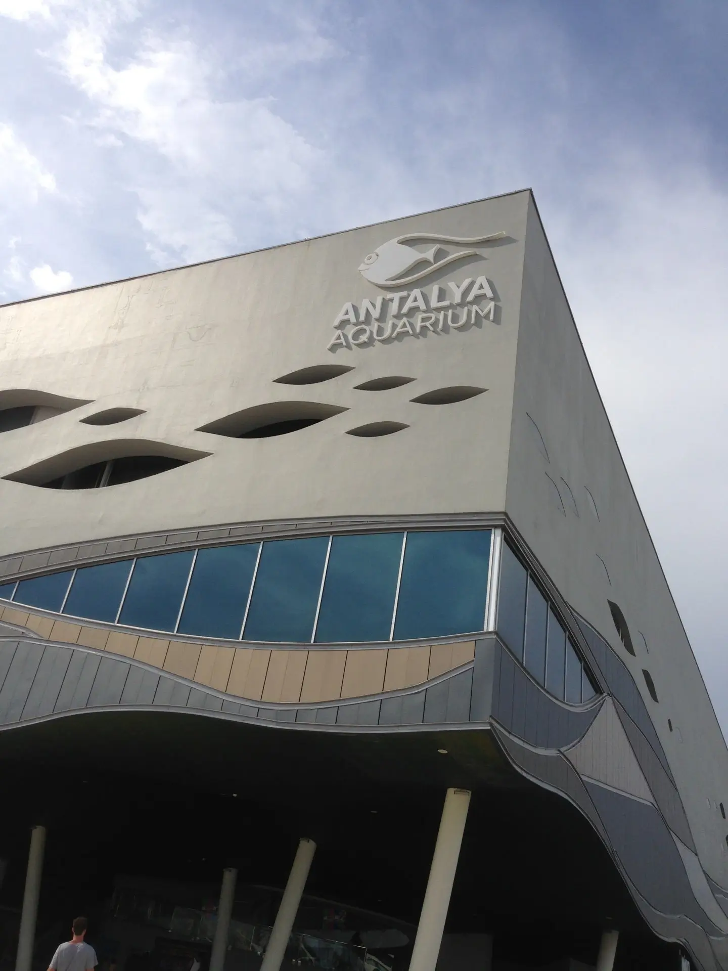 Entrance of Antalya Aquarium.