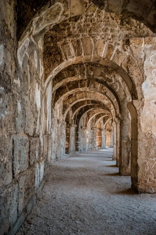 The corridors of the Aspendos Theatre are also a must-see.