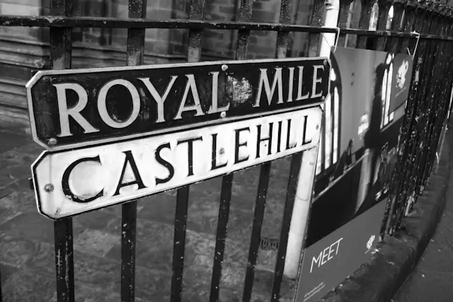 The Royal Mile in Edinburgh