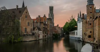 View of the city of Bruges